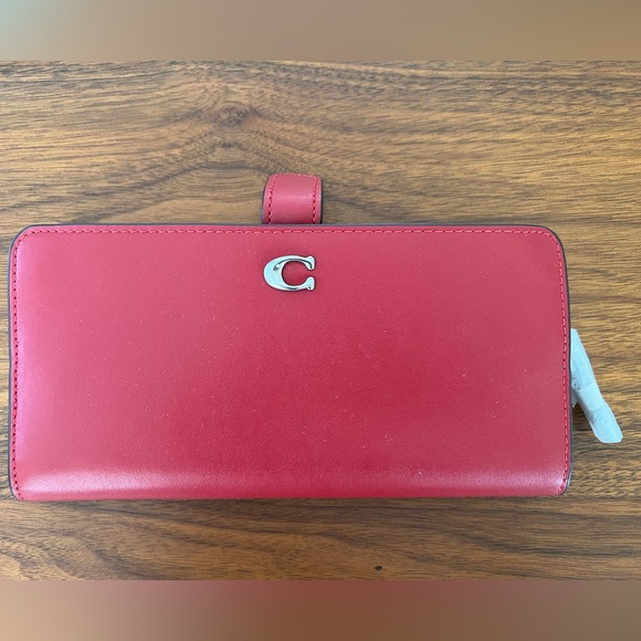 Coach Smooth Leather Skinny Phone Wallet - Picture 1 of 5